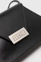 black MM6 Maison Margiela leather handbag Numeric Bag Medium