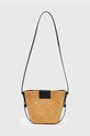 AllSaints poseta EBRO STRAW CROSSBODY WB581Y galben SS24