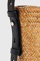 AllSaints poseta EBRO STRAW CROSSBODY galben WB581Y