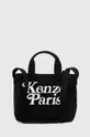 черен Памучна чанта Kenzo Small Tote Bag Жіночий