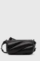 Kožená kabelka Fiorucci Black Leather Mella Bag černá
