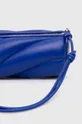 Kožna torba Fiorucci Electric Blue Leather Mini Mella Bag Temeljni materijal: Prirodna koža Podstava: Tekstilni materijal