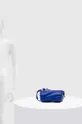Kožna torba Fiorucci Electric Blue Leather Mini Mella Bag