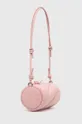 różowy Fiorucci torebka skórzana Baby Pink Leather Mini Mella Bag Damski