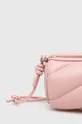 Kožna torba Fiorucci Baby Pink Leather Mini Mella Bag Temeljni materijal: 100% Prirodna koža Podstava: 100% Tekstilni materijal