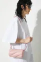 Кожена чанта Fiorucci Baby Pink Leather Mini Mella Bag