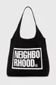 μαύρο Βαμβακερή τσάντα NEIGHBORHOOD ID Tote Bag-M Γυναικεία