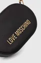 črna Usnjena torbica Love Moschino