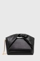 JW Anderson leather handbag Large Twister Bag detachable strap black HB0538.LA0315.999