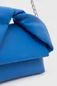 modrá Kožená kabelka JW Anderson Midi Twister Bag