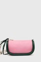 Δερμάτινη τσάντα JW Anderson The Bumper-15 με μοτίβο ροζ HB0577.LA0088.332
