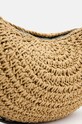 AllSaints torebka HALF MOON KNOT XBODY W155XA beżowy