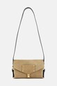 AllSaints geanta de mana din piele intoarsa MIRO SATCHEL uni bej W071XA