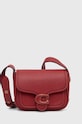 Coach torebka skórzana TABBY MESSENGER 19 skóra licowa czerwony CJ846.S