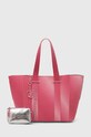 Juicy Couture torebka mieści A4 różowy BEJJM2534WVP