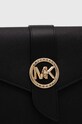 Kožená kabelka MICHAEL Michael Kors čierna 32S0G00C6L