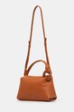 Kožna torba JW Anderson The Jwa Small Corner Bag HB0619.LA0307.142 smeđa SS24