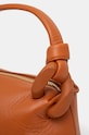 Kožená kabelka JW Anderson The Jwa Small Corner Bag hnědá HB0619.LA0307.142
