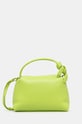 Кожаная сумочка JW Anderson The Jwa Small Corner Bag гладкий зелёный HB0619.LA0332.526