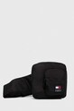 Tommy Jeans borsetă uni negru AM0AM11948
