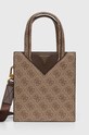 Guess saszetka VEZZOLA nie mieści A4 beżowy HMEVZL.P4150