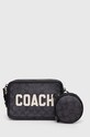 Сумка Coach синтетичний сірий CP269