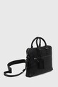 Polo Ralph Lauren torba na laptopa skórzana 405913851 czarny SS24