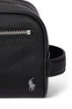 Δερμάτινη τσάντα καλλυντικών Polo Ralph Lauren 405931676 μαύρο
