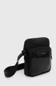 Malá taška Fred Perry Nylon Twill Leather Side Bag čierna