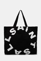 Bavlnená taška AllSaints LARGE TIERRA TOTEBAG potlač čierna MB705Z