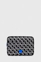 Obal na notebook Karl Lagerfeld Jeans Planet friendly čierna 240J3204