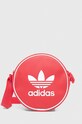 Malá taška adidas Originals imitácia kože červená IS4548