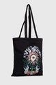 Bavlnená taška Kaotiko AO013.01.1473 čierna SS24