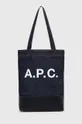 navy A.P.C. bag tote axel Unisex