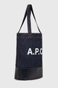 A.P.C. geanta tote axel CODDP.M61444.IAK bleumarin AW24