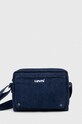 Джинсова сумка Levi's лицьова шкіра блакитний D7875.0003