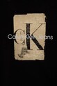 Chłopiec Calvin Klein Jeans t-shirt bawełniany dziecięcy IB0IB01971.PPYH czarny