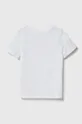 Otroška bombažna kratka majica Calvin Klein Jeans bela