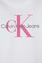 Chłopiec Calvin Klein Jeans t-shirt bawełniany dziecięcy IU0IU00460.116.PPYH biały