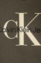 Chłopiec Calvin Klein Jeans t-shirt bawełniany dziecięcy IU0IU00460.116.PPYH zielony