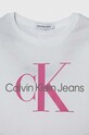 Мальчик Детская хлопковая футболка Calvin Klein Jeans IU0IU00460.128.176.PPYH белый