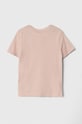 Детская хлопковая футболка Calvin Klein Jeans IU0IU00460.128.176.PPYH розовый SS24