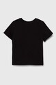 Detské bavlnené tričko Calvin Klein Jeans IU0IU00543.104.116.PPYH čierna SS24