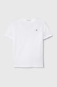 Detské bavlnené tričko Calvin Klein Jeans bavlna biela IU0IU00543.128.176.PPYH