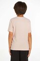 Calvin Klein Jeans t-shirt bawełniany dziecięcy beżowy IU0IU00543.128.176.PPYH