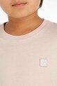 Calvin Klein Jeans t-shirt bawełniany dziecięcy IU0IU00543.128.176.PPYH beżowy