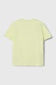 Детская хлопковая футболка Calvin Klein Jeans IU0IU00543.128.176.PPYH зелёный SS24