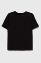Детская хлопковая футболка Calvin Klein Jeans IU0IU00543.128.176.PPYH чёрный SS24