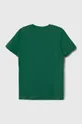 Dječja pamučna majica kratkih rukava Guess zelena