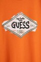 Chłopiec Guess t-shirt bawełniany dziecięcy L4RI23.K8HM4.PPYH pomarańczowy